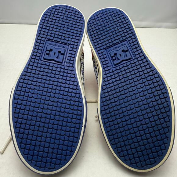 DC Shoes Wild Grinders High Top Size 2.5 Skateboard Red Blue Y2K Retro Kids - Picture 6 of 6
